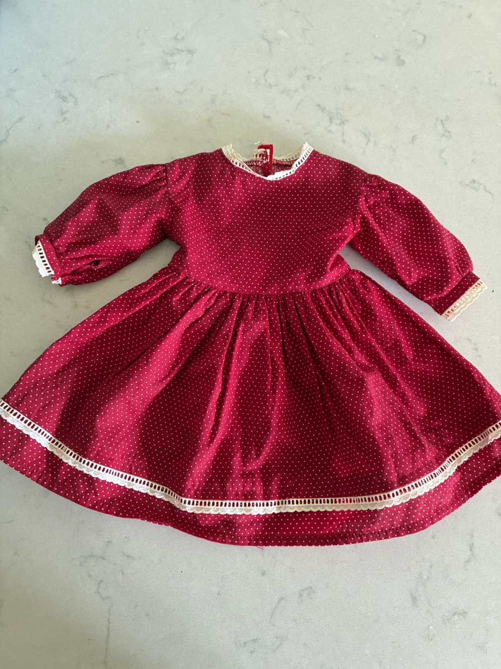 Pleasant Company American Girl Addy’s Patriotic Dress Red Polka Dot ♥️